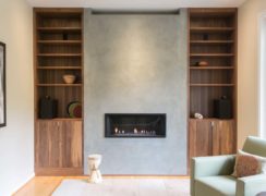 Leschi Fireplace & Bookcases